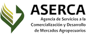 Logotipo de la Agencia de Servicios a la Comercialización y Desarrollo de Mercados Agropecuarios (ASERCA)